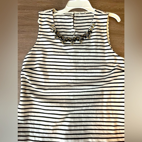 J. Crew Tops - RARE j crew embellished sleeveless top